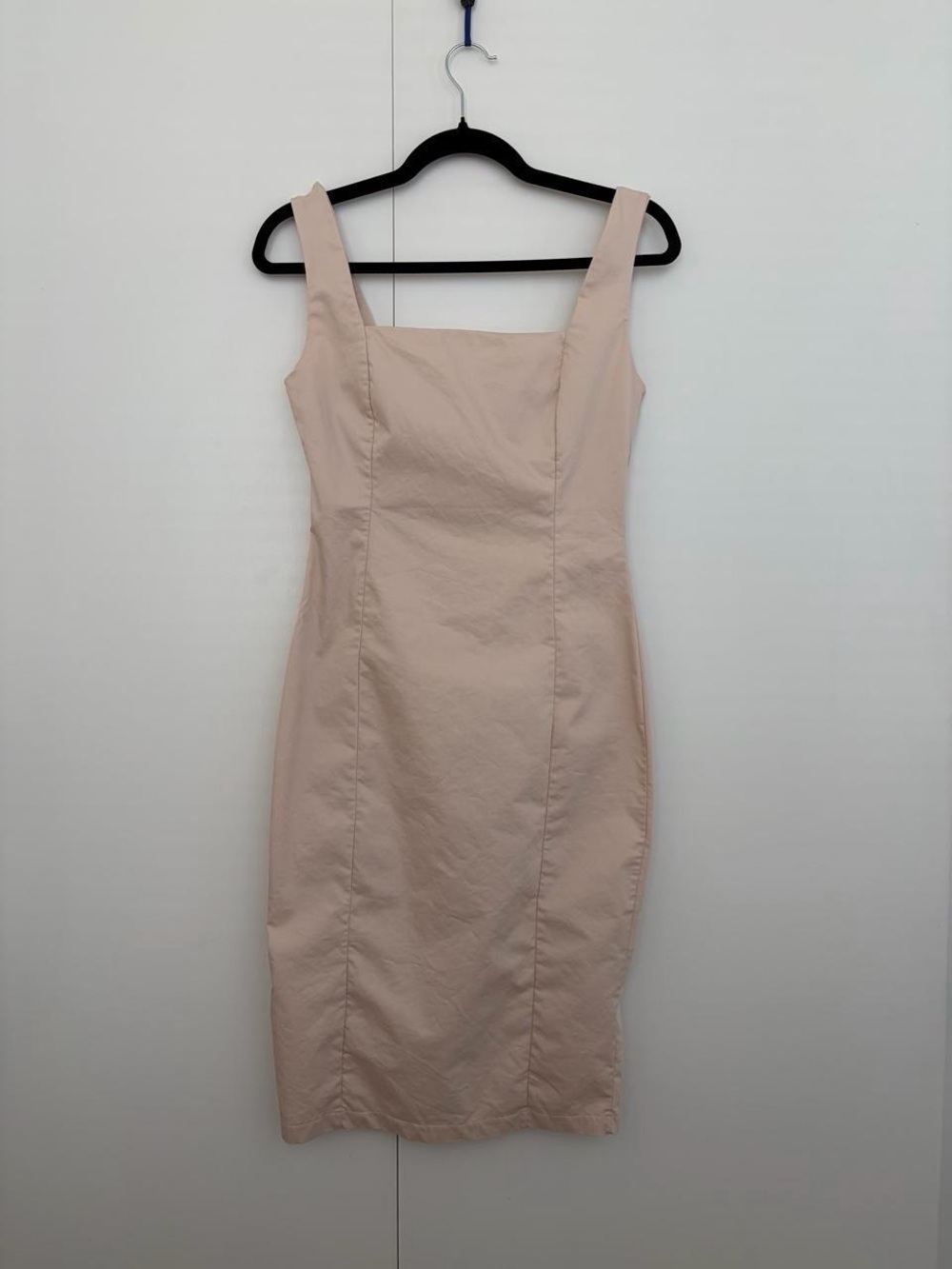 Sandro Ferrone fitted cotton midi sheath dress